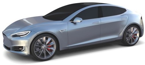 Tesla Model S 85D gray
